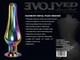 Rainbow Metal Plug Medium by Evolved Novelties - view 2