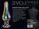 Rainbow Metal Plug Large by Evolved Novelties - view 2