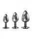 Evolved Gem Black Anal Plug Set by Evolved Novelties - view 4