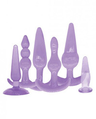 Try-curious Anal Plug Kit Purple Sex Toy