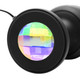 XR Brands Paragon Gem Accented Vibrating Anal Plug Black - Product SKU XRAD436