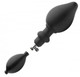 XR Brands Expander Inflatable Anal Plug with Pump Black - Product SKU XRAE272
