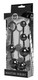 Serpent 6 Silicone Beads Of Pleasure Black by XR Brands - view 3