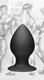 Tom Of Finland Anal Plug Medium Silicone Black by XR Brands - view 3