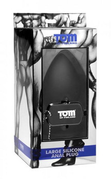 Tom Of Finland Anal Plug Large Silicone Black Best Adult Toys