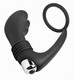 Nova Prostate Massager and Cock Ring Black by XR Brands - Product SKU XRAE425