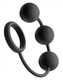 Tom Of Finland Erection Ring with 3 Weighted Balls by XR Brands - view 2