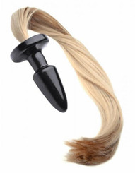 Tailz Pony Tail Blonde Anal Plug Black Best Sex Toy