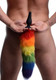 XR Brands Tailz Rainbow Tail Silicone Butt Plug - Product SKU XRAF213