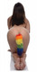 Tailz Rainbow Tail Silicone Butt Plug by XR Brands - view 4