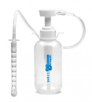 Clean Stream Pump Action Enema Bottle with Nozzle by XR Brands