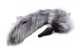 Tailz Grey Wolf Tail Anal Plug And Ears Set by XR Brands - view 3