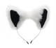 Tailz White Fox Tail Anal Plug And Ears Set by XR Brands - view 4