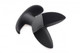 Dark Bloom Mini Claw Silicone Anal Plug Black by XR Brands - Product SKU XRAF620