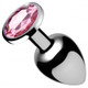 Booty Sparks Pink Gem Large Anal Plug by XR Brands - view 3