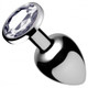 Booty Sparks Clear Gem Large Anal Plug by XR Brands - view 3