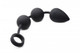 Tom Of Finland Weighted Anal Ball Beads Black by XR Brands - view 2