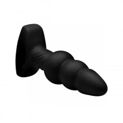 Rimmers Slim I Rippled Rimming Plug with Remote Control Adult Sex Toy