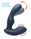 Alpha Pro 7X P-Stroke Silicone Prostate Stimulator by XR Brands - view 3