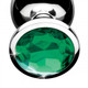 Booty Sparks Emerald Green Gem Anal Plug Set by XR Brands