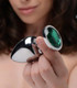 Booty Sparks Emerald Green Gem Anal Plug Set by XR Brands - view 4