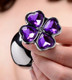 Booty Sparks Violet Flower Gem Anal Plug Set by XR Brands - view 4