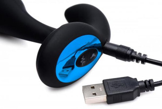 Alpha Pro 7X P-Bender Bendable Prostate Stimulator, Remote Control by XR Brands
