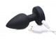 Booty Sparks Silicone LED Plug Vibrating Small Black by XR Brands