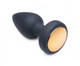 Booty Sparks Silicone LED Plug Vibrating Small Black by XR Brands - view 4