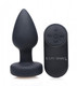 Booty Sparks Silicone LED Plug Vibrating Small Black by XR Brands - Product SKU XRAG253S
