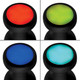 Booty Sparks Silicone LED Plug Vibrating Medium Black by XR Brands - view 3