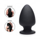 Squeeze-It Silexpan Anal Plug Large Black by XR Brands - Product SKU XRAG329L
