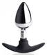 Master Series Dark Invader Metal & Silicone Anal Plug Medium by XR Brands - view 4
