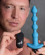 Bang! Vibrating Silicone Anal Beads & Remote Blue by XR Brands - view 3