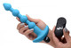 Bang! Vibrating Silicone Anal Beads & Remote Blue by XR Brands - view 4