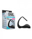 Anal Adventures Platinum Erection Ring Plug Black by Blush Novelties - view 2