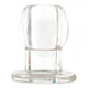 Perfect Fit Large Tunnel Plug Clear by Perfect Fit Brand - Product SKU PERHP03C