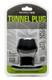 Tunnel Plug Large Black Best Sex Toys