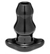 Double Tunnel Plug Black Medium by Perfect Fit Brand - Product SKU PERHP07B