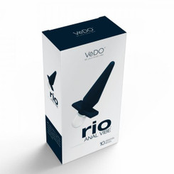 Rio Anal Vibe Just Black Adult Toys