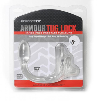 Perfect Fit Armour Tug Lock Small Clear Best Sex Toys