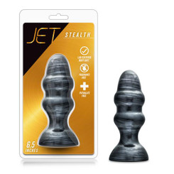 Jet Stealth Carbon Metallic Black Butt Plug Sex Toys