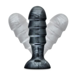 Jet Bruiser Carbon Metallic Black Butt Plug by Blush Novelties