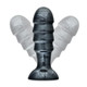 Jet Bruiser Carbon Metallic Black Butt Plug by Blush Novelties