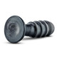 Jet Bruiser Carbon Metallic Black Butt Plug by Blush Novelties - view 4