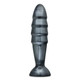 Jet Destructor Carbon Metallic Black Butt Plug by Blush Novelties - Product SKU BN15845