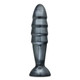 Jet Destructor Carbon Metallic Black Butt Plug by Blush Novelties - view 2
