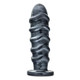 Blush Novelties Jet Annihilator Metallic Black Pro Size Butt Plug - Product SKU BN15855