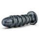 Jet Annihilator Metallic Black Pro Size Butt Plug by Blush Novelties - view 4