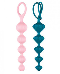 Satisfyer Anal Beads Set Of 2 Colored Adult Sex Toys
